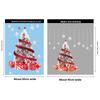 Christmas Tree Reindeer Decorations, Electrostatic Glass Door Decorations, Atmosphere Window Stickers, Window Flower Stickers