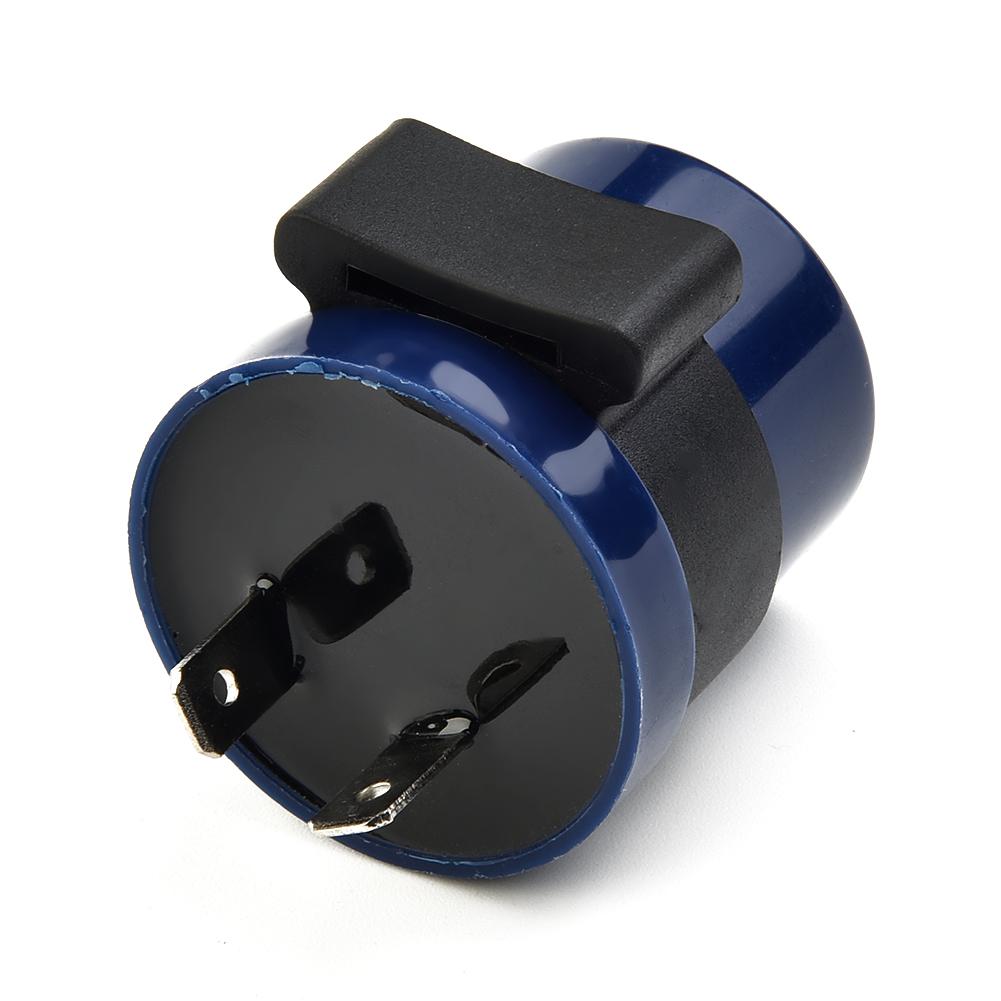 6V bis 12V 2-poliges Motorrad-Blinkerrelais, Blinker, Piepser, Universal-Moto-Blinkrelais, Blinker, LED-Anzeige, Blinker