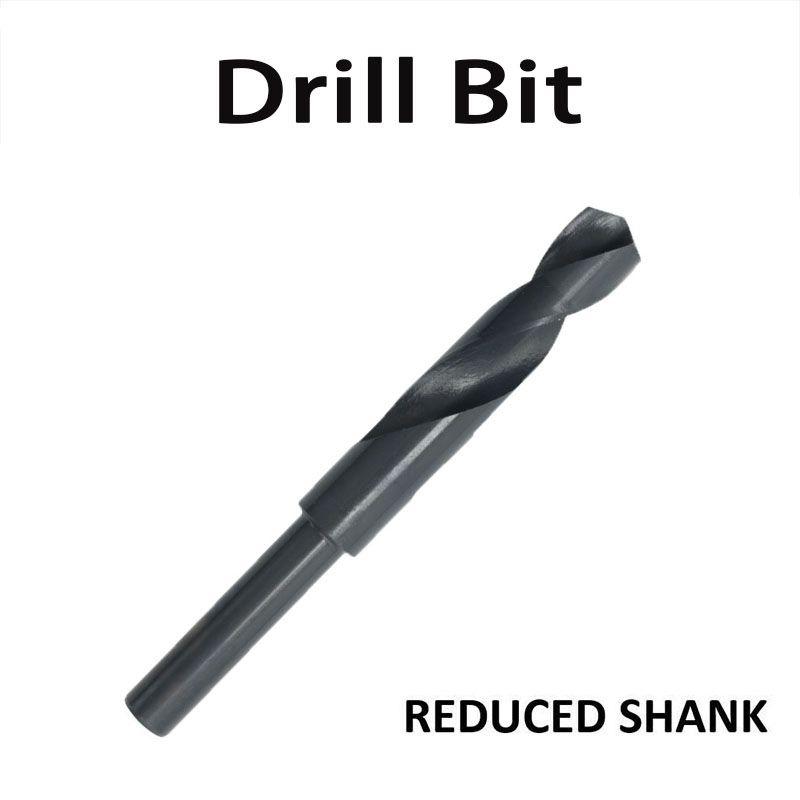 Durable Black Round Shank Drill Bit Ideal For Steel And Wood Drilling