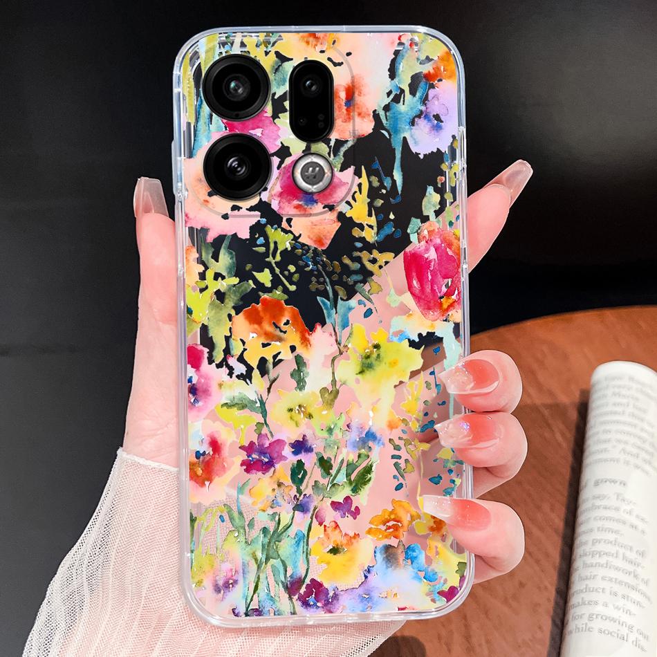For Oppo Find X9 Pro Phone Case Unique Style Soft TPU Transparent Silicone Lightweight Cover For Oppo Find X 9 Protective Shell