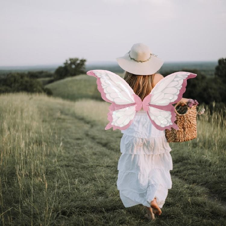 Butterfly Wing Costume for Girl Cosplay Party Halloween Christmas Birthday Halloween Cosplay Fairies Wing Costume