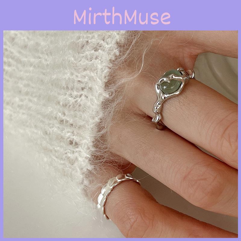 Stylish New Chinese Design Adjustable Geometric Copper Ring For Women 2023