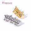 18K Gold Plated Brass Metal Round Magnetic Clasps Closure Magnet End Clasp Connectors For Jewelry Making Accessories Findings
