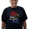 Animal Farm Quote Unisex T-T-Shirt, George Orwell Literary Tee, Equality Tee,
