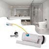 Toilet Tank Dual Flush Valve White Wire-controlled