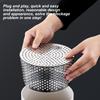 Stainless Steel Guards for Gutters Roof Anti-Blocking Drain Cover Gutter Cleaning Tool Gutter Guard Downspout for Preventing