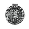 St Christopher Visor Clip for Car Metal Saint Christopher Amulet Safety Talisman Automotive Accessories