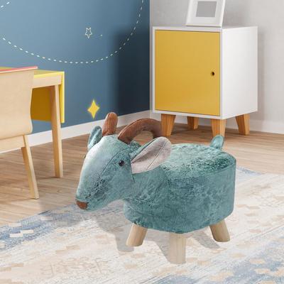 Animal Footstool Foot Rest Cartoon Creative Shaped Shoe Changing Stool Pouffe Chair for