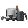Changbaosen Portable Ceramic Tea Set for Outdoor Camping
