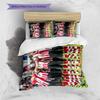 PSV Eindhoven Player Pattern Bedding Home Decoration Birthday Gift ( 1 duvet cover + 2 pillowcase, without core),fan merchandise.