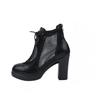 Women Shoes 2025 Summer Mesh Modern Women's Sandals Boots Lace Up Breathable Back Zip Classics Chunky Heels Ladies Ankle Boots