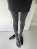 Herbst Grau Kompressionsstrumpfhose Damen Strumpfhose Elastisch Hoher Bund Strümpfe 2024 Körperformende Leggings Harajuku Streetwear