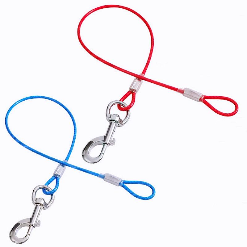 Dog Leash Extend Rope Dogs Leashes Chew Proof Extend Leash for Dog Walking Stainless Steel Dogs Chain Traction Rope Pet Chain