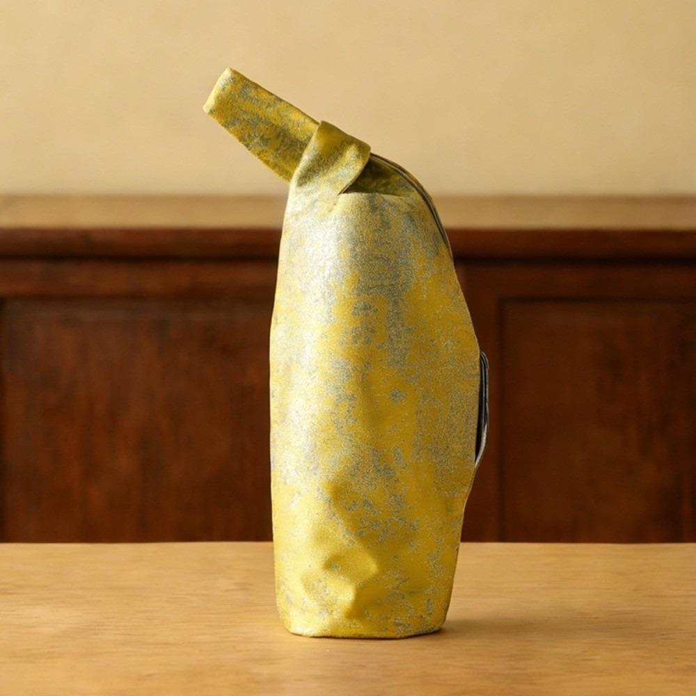 

Cloth Water Bottle Carrier Bag Heat Insulated Portable Cup Bottle Cover Simple Convenient Bottle Protective Pouch жёлтый