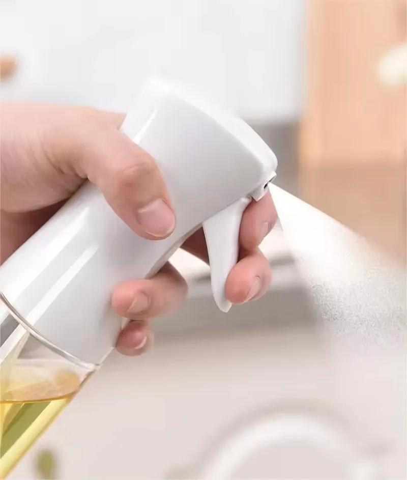 Pulverizator Ulei 200/300ML pentru Bucătărie Pulverizator Ulei Nebulizator Dozator Pulverizator Ulei Airfryer BBQ Gătit Difuzor Ulei de Măsline Gătit