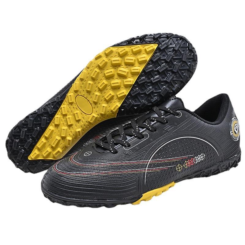 New Low-top Football Shoes Men's Rubber Broken Nails Hard-soled Football Shoes Grass Sports Shoes Student Training Shoes