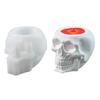 DIY Skull Candle Jar Molds 3D Halloween Candle Jar Mold Skull Resin Molds  for Beginners