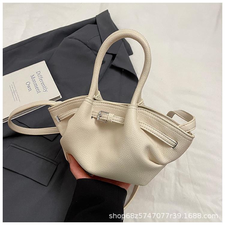 

2025 new super fire niche design bag female senmeng autumn and winter shoulder handbag fashionable large-capacity tote bag белый