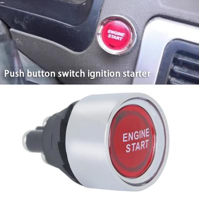1PC 12V 50A 3 Broches SPST Momentané Sans Clé Bouton Poussoir Interrupteurs de Démarrage ON OFF Pour Voitures Marine RV Démarrage Moteur de Voiture Interrupteur d'Allumage