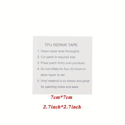 5/10 Peças Ferramenta para Exterior Adesivo TPU Impermeável Patch Transparente Kit de Reparo Para Colchão de Ar, Boia, Tenda, Cobertura de Lona