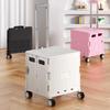 Handun 8-Wheel Folding Shopping Cart with Rotating Lid