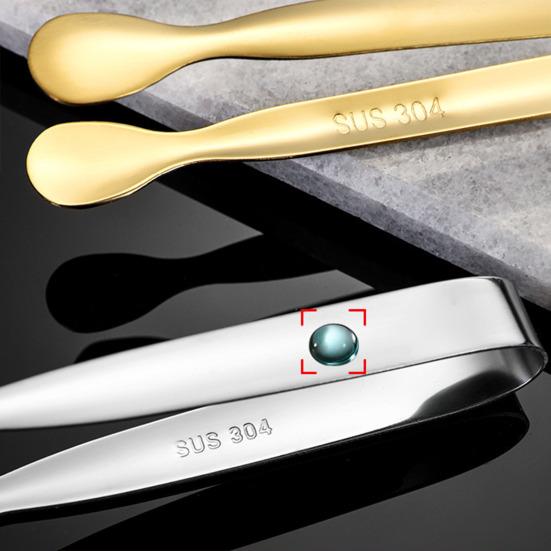Pinza per Ghiaccio Acciaio Inossidabile Galvanizzato Pinze per Ghiaccio Durevoli Resistenti alla Ruggine Clip per Ghiaccio per Bar Cucina Cubetti di Zucchero
