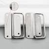 201/304 Stainless Steel Door Handle Box Handle Cabinet Drawer Wardrobe Door Handle with Screws Durable Hardware Accessories