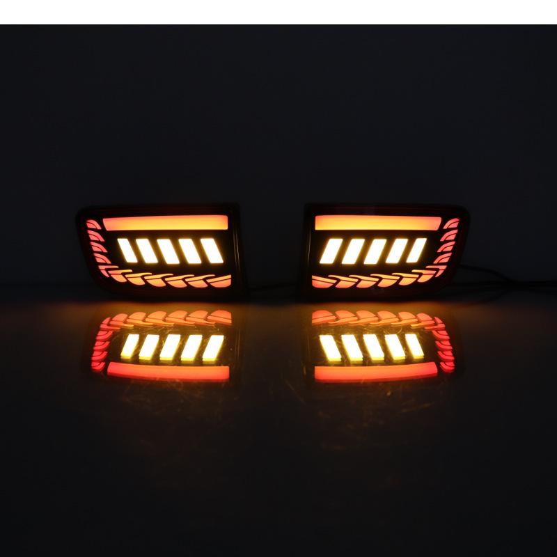 Rear Bumper & Brake Lights for 2003-2009 Toyota Prado & 4Runner