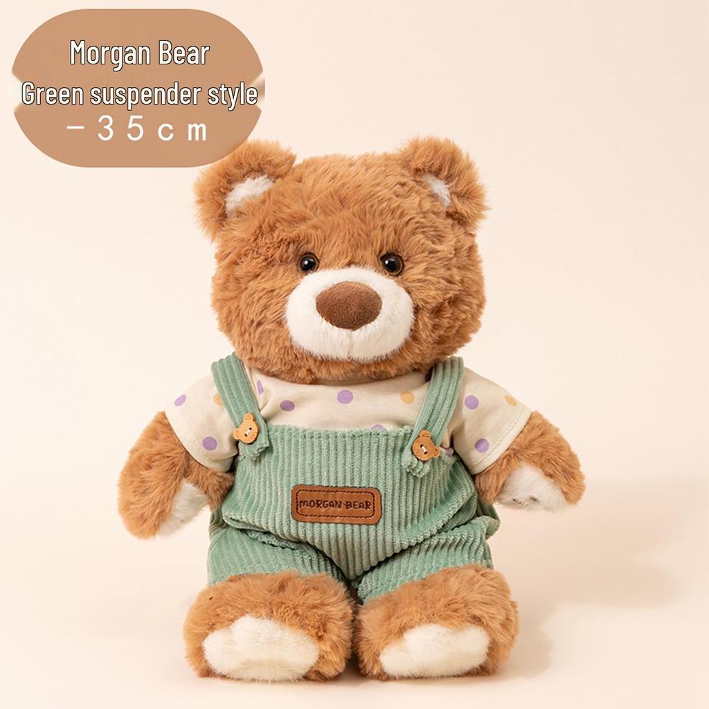 High-Quality Wearable Teddy Bear Plush Doll for Kids and Couples - Cute Dress Design, Perfect Birthday Gift