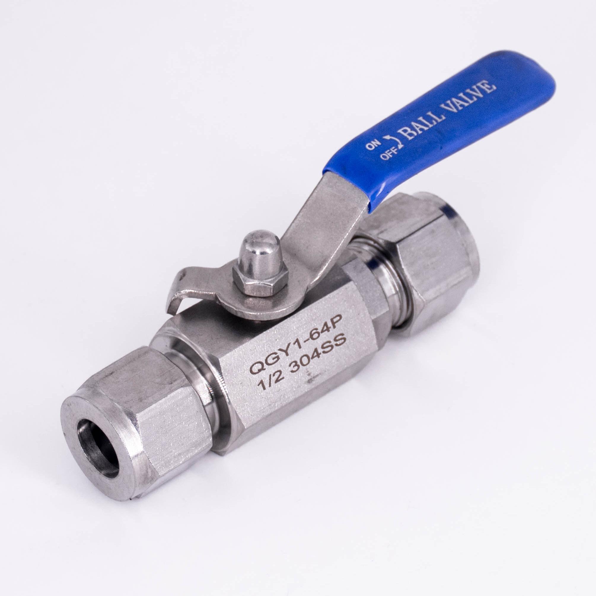

Fit 6/8/10/12/14mm 1/4 3/8 1/2 Tube OD Compression Ball Valve 304 Stainless Steel 6.35mm