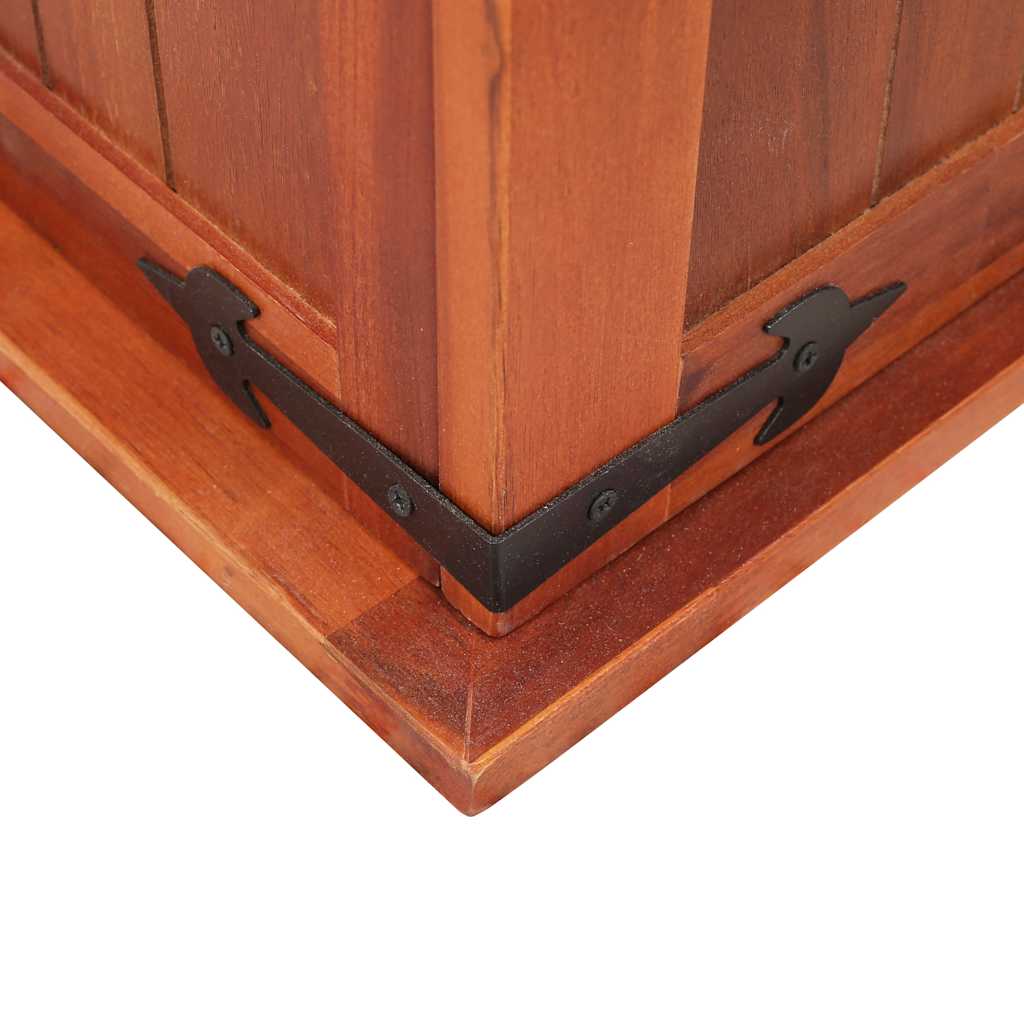 Storage Chest 79 X 34 X 32 Cm Solid Acacia Wood