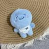 Idol K-Pop Blue Plush Toy Keychain Cute Toy Pendant Soft Fluffy Unique Expression Plush Merchandise Gifts Fan Goods