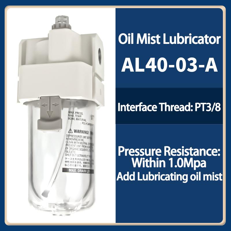 AL20 30 40-M5 02 03 04 10-A/C-A Efficient Cylinder Lubrication Device Brand Air Source Treatment AL Oil Mist Device