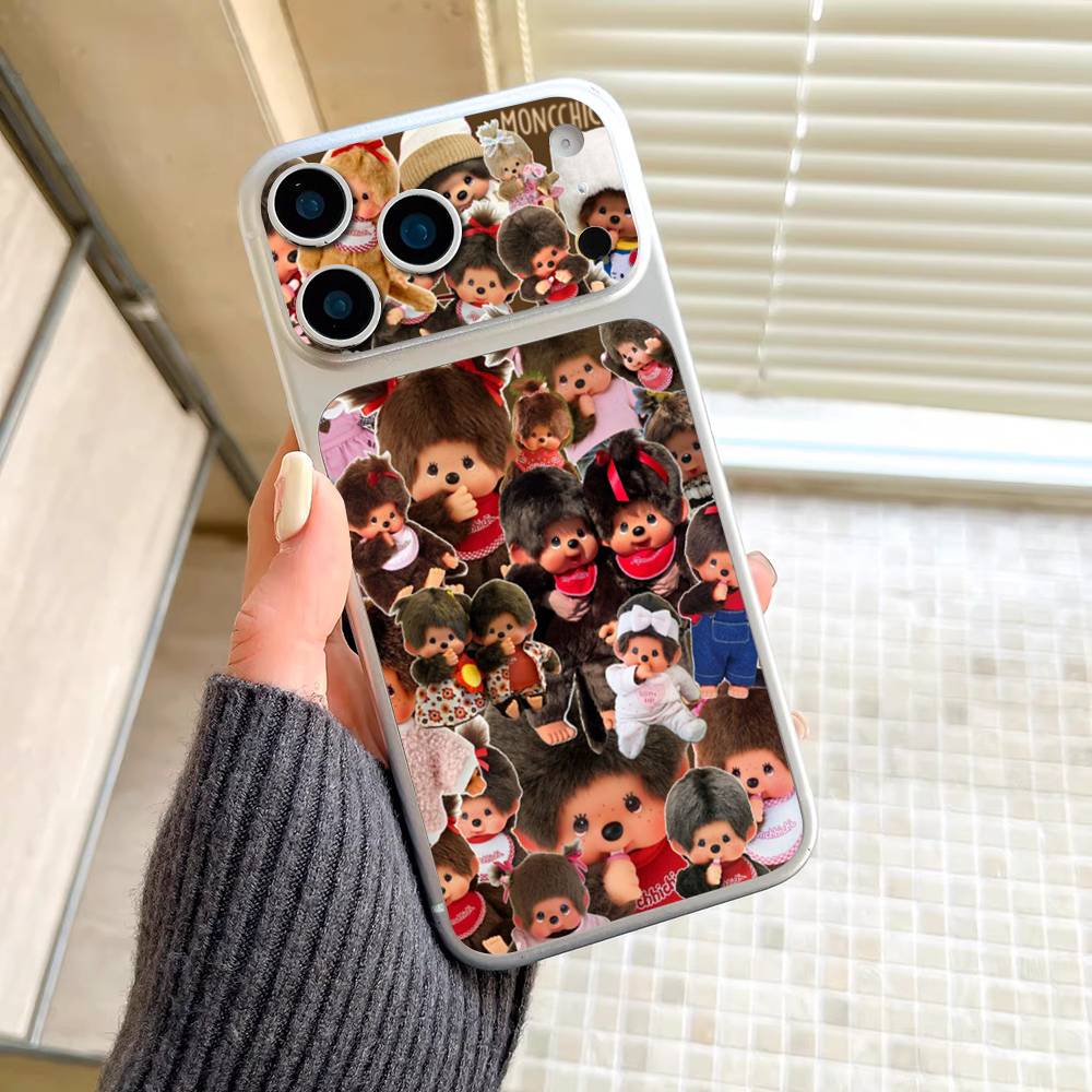 

Cute M-Monchhichi For IPhone 17 Pro 17 Pro Max Back Skin Sticker Protective Decal Wrap iPhone 17 Pro
