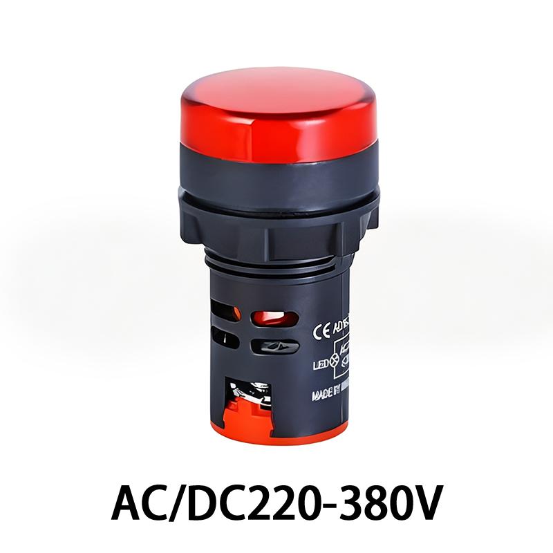 Indicator Signal Lamp Light Ad16-22Ds 22Mm Panel Mount Dc 12V 24V 110V 220V 380V Red Green Yellow Blue White Led Bulbs 20Ma