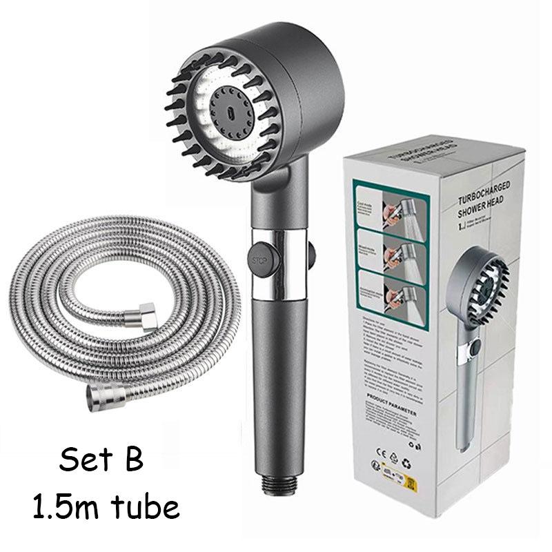 Cap de duș cu 3 moduri Cap de duș de înaltă presiune Filtru portabil Robinet de ploaie Robinet Baie Cadă Accesorii inovatoare pentru casă