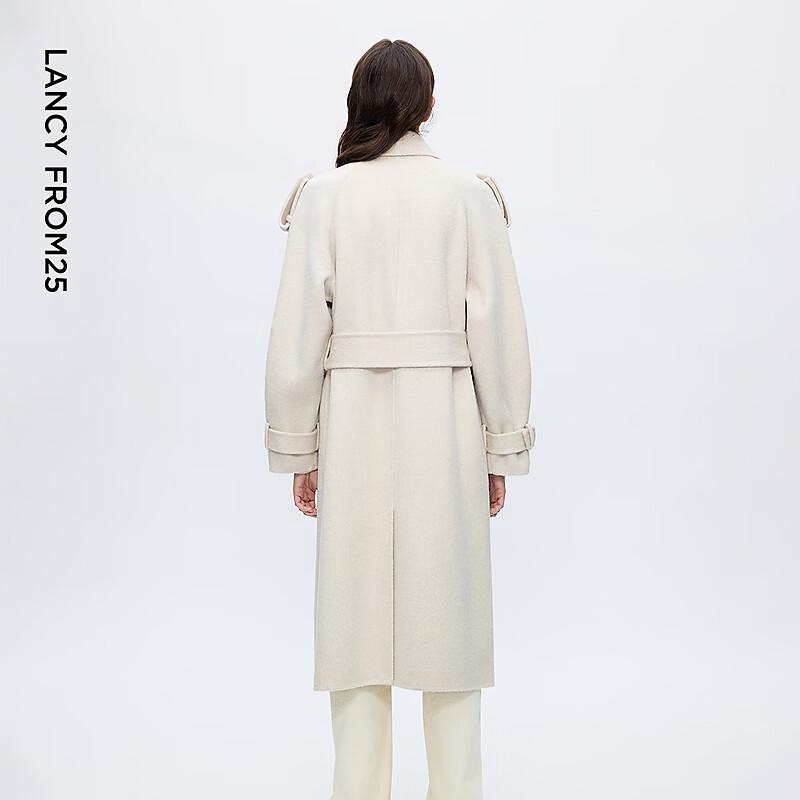 Langzi Retro Lapel Double-sided Wool Coat