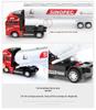 Alloy Big Truck Toy Car: Children's Model Trailer & Container Set