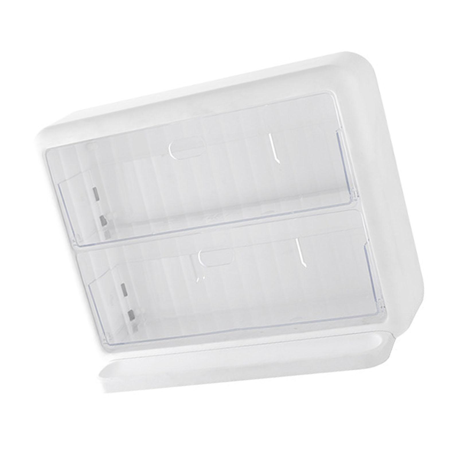 

Wall Mounted Coffee Capsule Holder Clear Acrylic Compact Tea Bag Storage Rack for