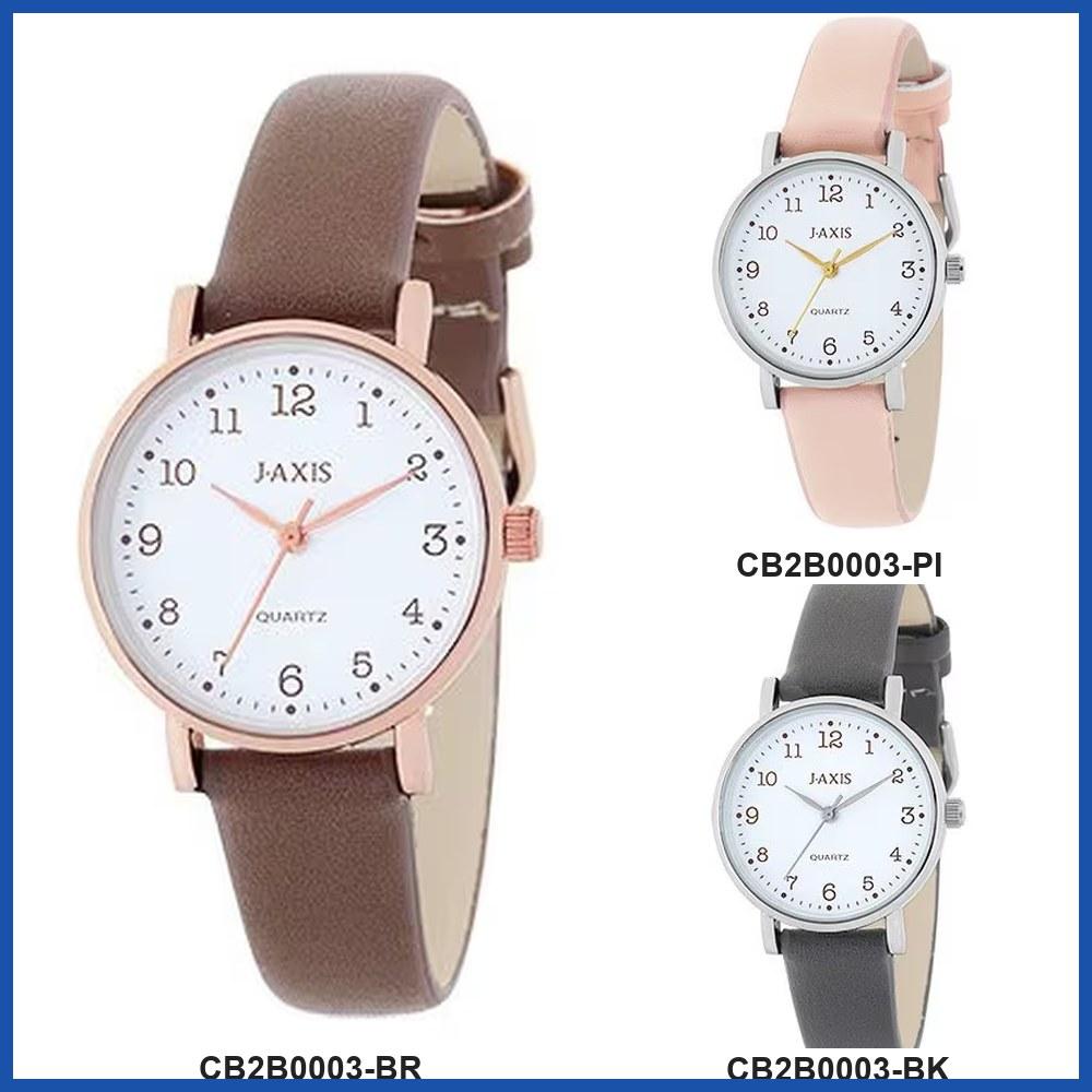 J-AXIS CB2B0003 Unisex Wrist Watch CB2B0003-BR CB2B0003-PI CB2B0003-BK Gift Casual Business Sports Student