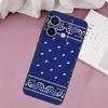 Blue Bandana Case For Xiaomi Redmi Note 14 13 12 11 10 9 15 Pro Plus Redmi 15 10C 12C 13C 15C 14C Cover