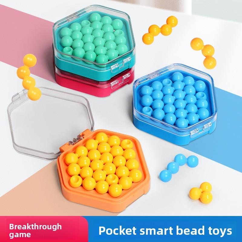 Educational Puzzle Toy For Kid With Plastic Beads And Brain Teasers For Early Learning Development