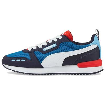 R78 Mykonos Blau Rot Unisex Sneakers Weiß Peacoat High-Risk-Red 373117-53