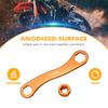 2024 For KTM EXC 300 EXC 250 EXCF 350 XCW 300 17-27-30mm Wheel Axle Spanner Wrench Tool SX 125 SXF 250 SXF 450 XCF 350 2023-2024