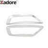 For Ford Ecosport 2013 2014 2015 2016 Chrome Car Rear Bumper Fog Light Lamp Cover Trim Tail Foglight Bezel Trims Accessories