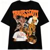 Travis Scott Cactus Jack Vintage Rap Collage Graphic Tee 2026Hip Hop Artist Unisex Pure Cotton Streetwear T Shirt