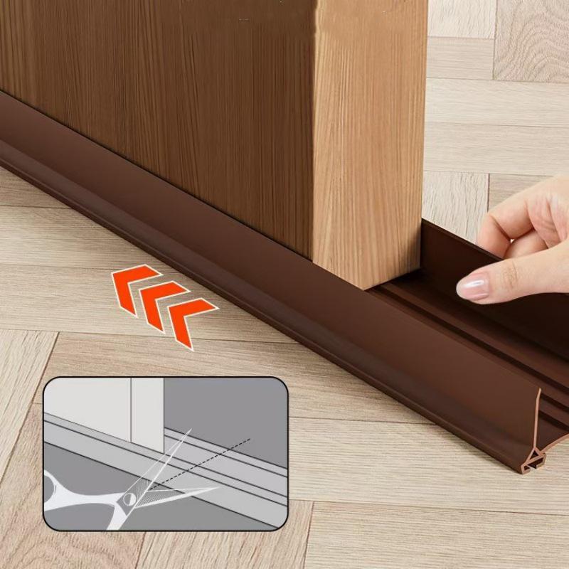 Door & Window Sealing Strip - Sound Insulation & Absorption, Anti-Theft, Bedroom Door Frame Noise Reducer, Warmth Preserver, Windproof Rubber Strip.