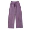Wide Leg Denim Pants Loose Fit High Waist Spring Summer Casual Trousers