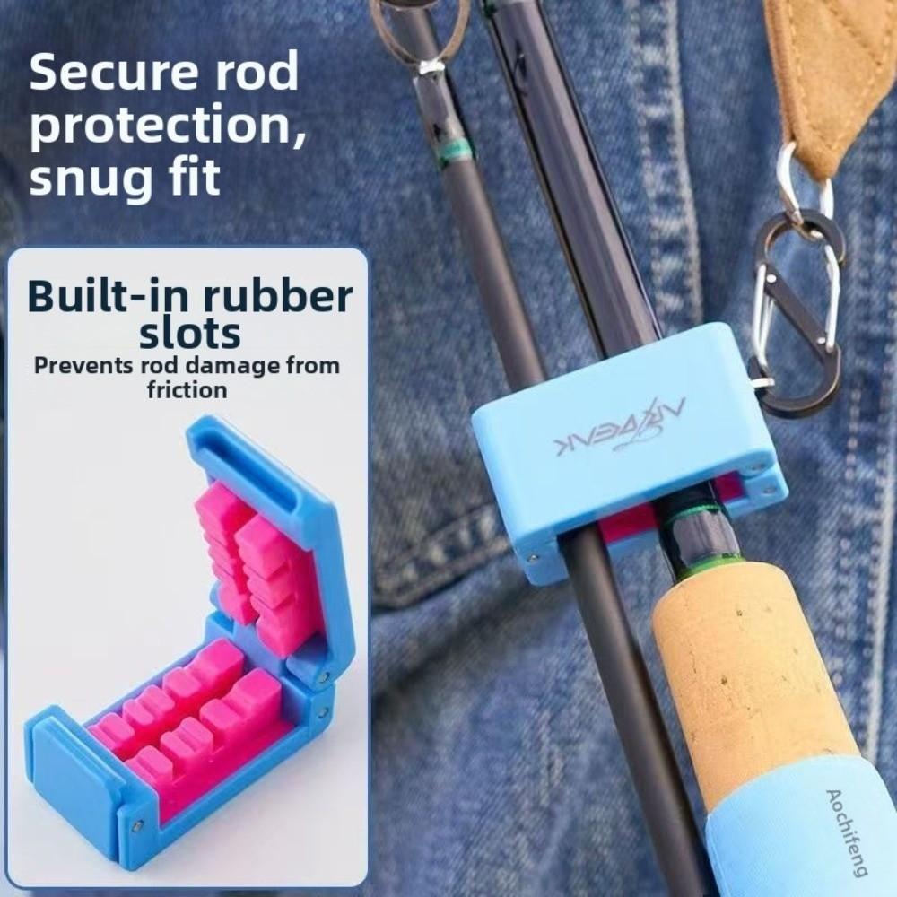 Protection Fishing Rod Strap Elastic Fishing Rod Cover Practical Fishing Pole Clip  Outdoor Fishing