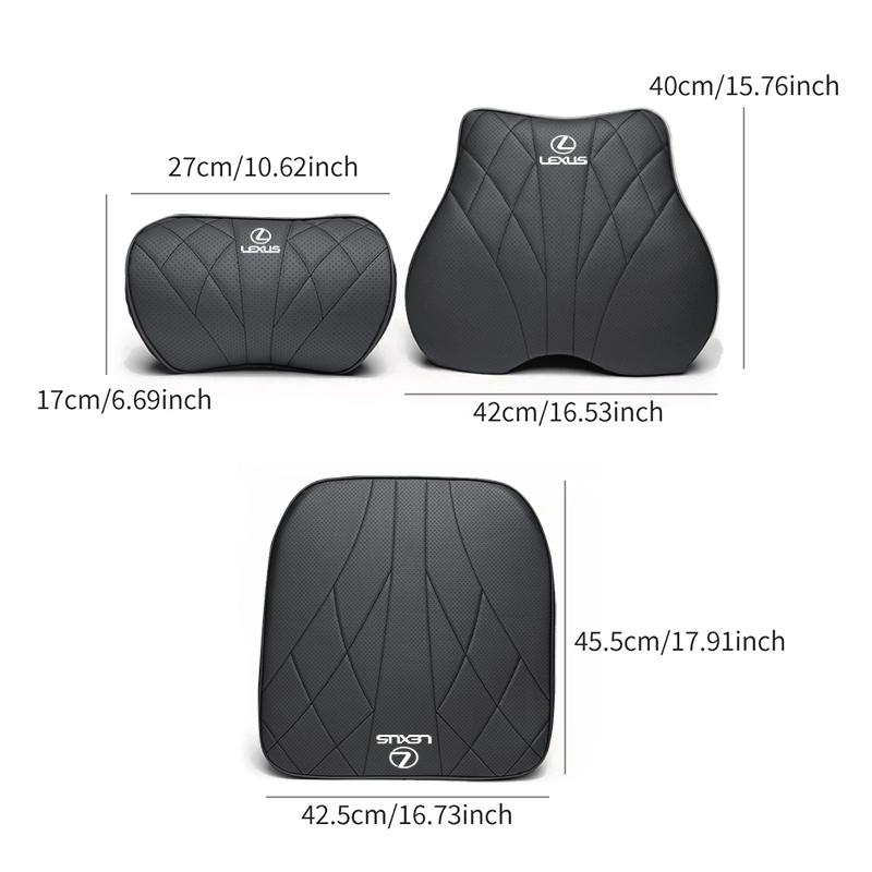 Potahy na autosedačku Polštářek Opěrka hlavy Polštářek na krk Bederní opěrka Pro Lexus FSPORT LBX NX RX 350h 450h ES UX 300e GS GX IS LS LX CT